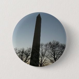 Washington Monument im Winter II Landschaft Button