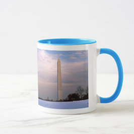 "Washington Monument in Winter" Tasse