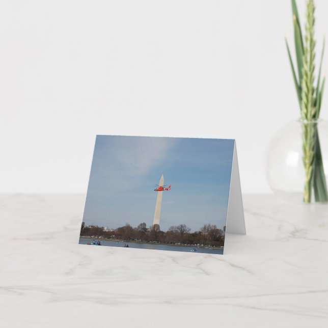 Washington Monument Notecard Karte (Vorderseite)