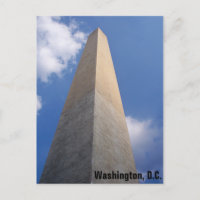 Washington Monument Postcard DC Fieldtrip Souvenir