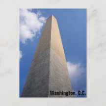 Washington Monument Postcard DC Fieldtrip Souvenir