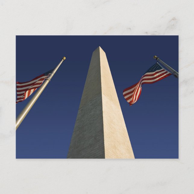 Washington Monument Postcard Postkarte (Vorderseite)