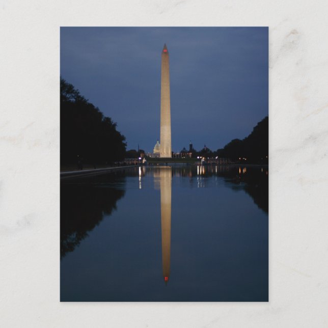 Washington Monument Postcard Postkarte (Vorderseite)