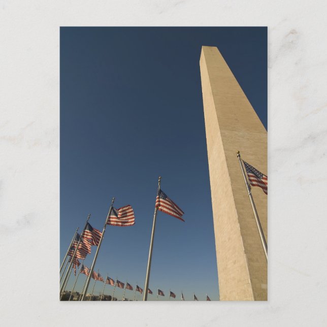 Washington Monument Postcard Postkarte (Vorderseite)