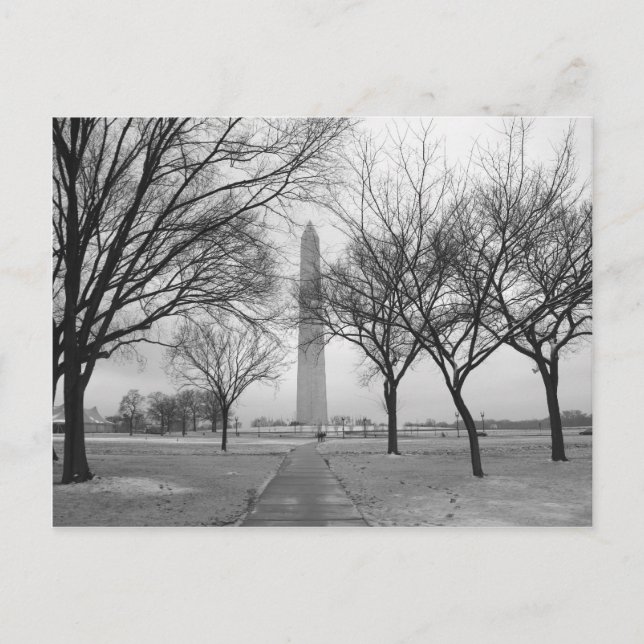 Washington Monument Postkarte (Vorderseite)
