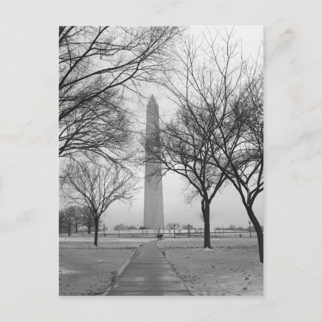 Washington Monument Postkarte (Vorderseite)