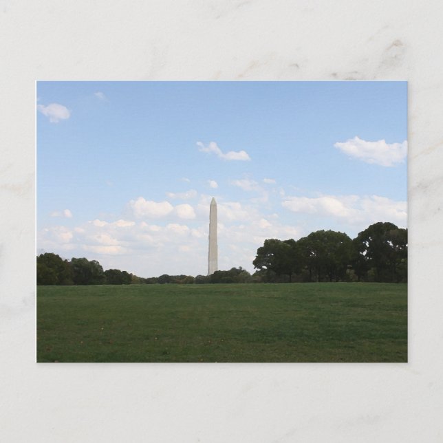 Washington Monument Postkarte (Vorderseite)