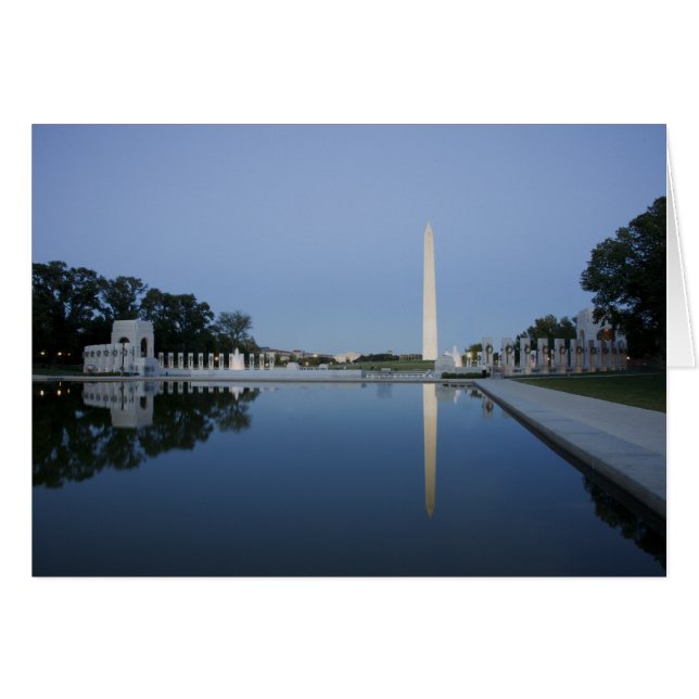 Washington Monument, Reflection Pool, Washington (Vorderseite (Horizontal))