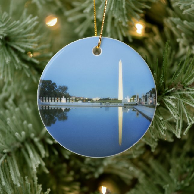 Washington Monument, Reflection Pool, Washington Keramikornament (Baum)