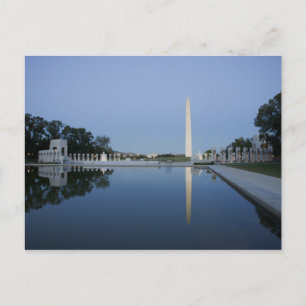 Washington Monument, Reflection Pool, Washington Postkarte