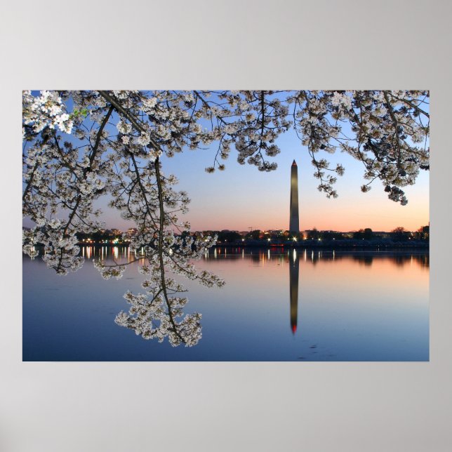 Washington Monument Spring Morning Poster (Vorne)