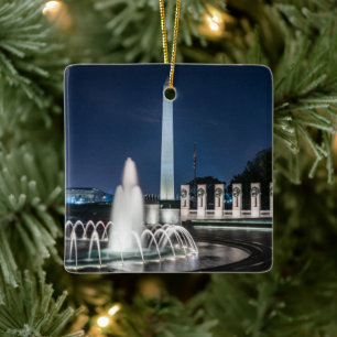 Washington Monument USA George Washington Keramikornament