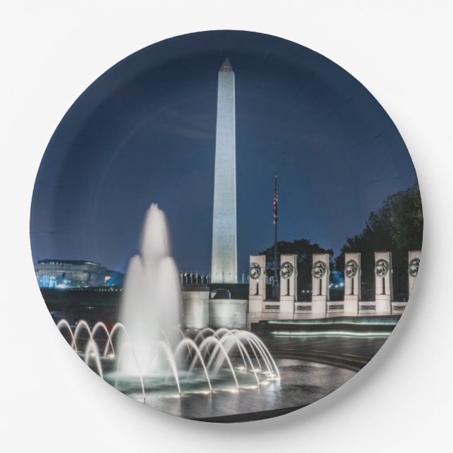 Washington Monument USA George Washington Pappteller (Vorderseite)