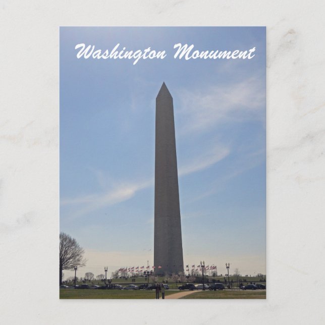 Washington Monument Washington DC 2003 Postkarte (Vorderseite)
