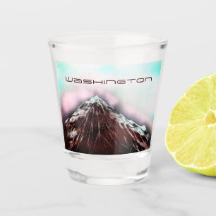 Washington Mount Rainier Der Evergreen Staat Schnapsglas
