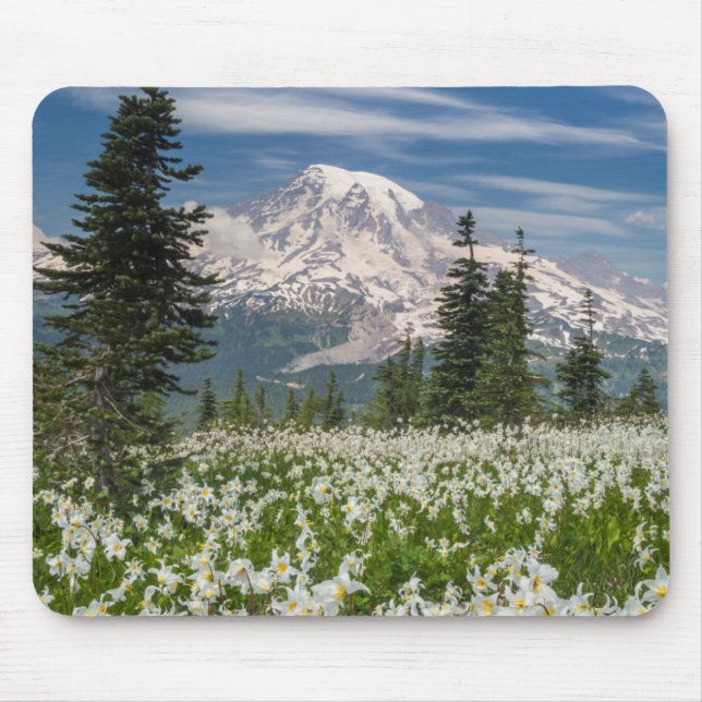 Washington, Mount Rainier Nationalpark 1 Mousepad (Vorne)