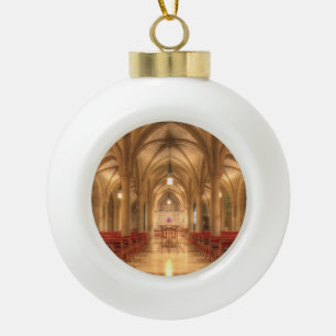 Washington National Cathedral Bethlehem Kapelle Keramik Kugel-Ornament