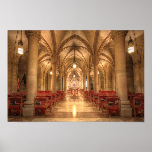 Washington National Cathedral Bethlehem Kapelle Poster (Vorne)
