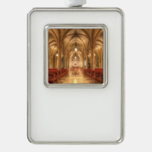 Washington National Cathedral Bethlehem Kapelle Rahmen-Ornament Silber