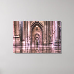 Washington National Cathedral Reflexionen Leinwanddruck