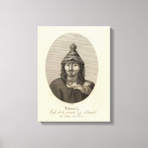 Washington, Neah Bay Illustrationsansicht Leinwanddruck