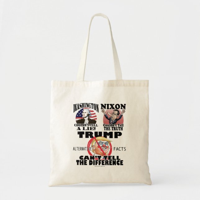 Washington Nixon Dump Trump Liar Tragetasche (Vorne)