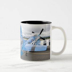 Washington, Olympia,  Luftfahrtshow der Streitkräf Zweifarbige Tasse