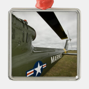 Washington, Olympia, Militär-Flugshow. Silbernes Ornament