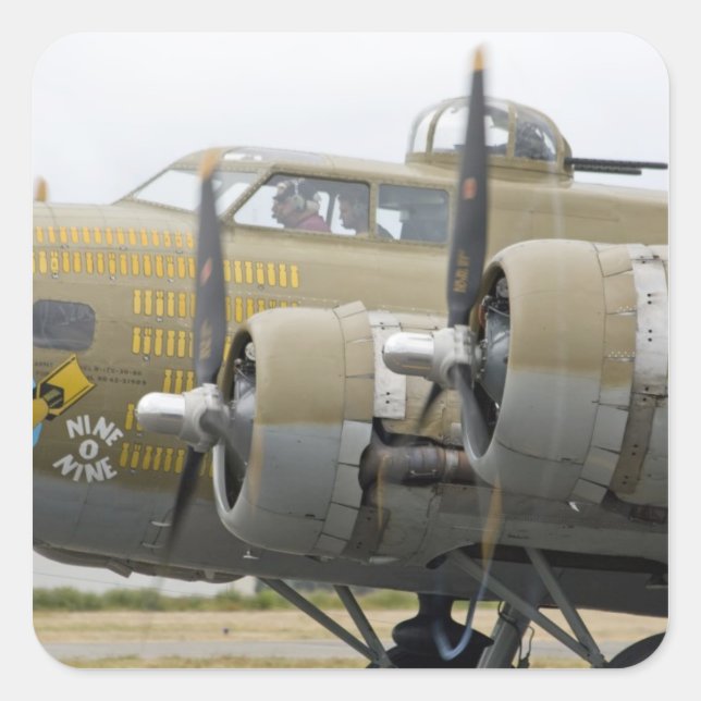 Washington, Olympia, Militärairshow. 2 Quadratischer Aufkleber (Vorderseite)