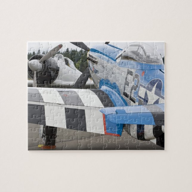 Washington, Olympia, Militärairshow. 4 Puzzle (Horizontal)