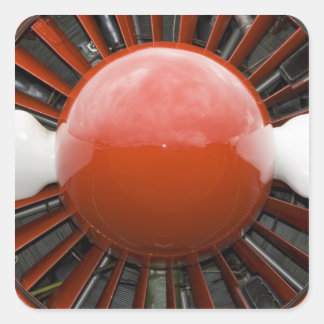 Washington, Olympia, Militärairshow. 5 Quadratischer Aufkleber