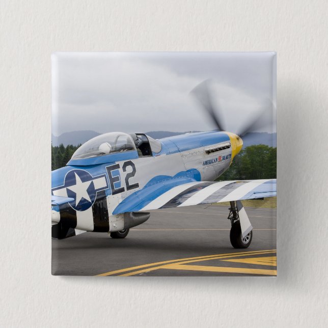 Washington, Olympia, Militärairshow. Button (Vorderseite)