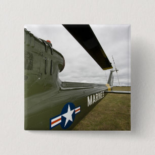 Washington, Olympia, Militärflugschau. Button