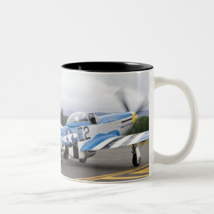 Washington, Olympia, Militärflugschau. Zweifarbige Tasse