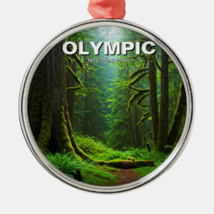 Washington Olympic National Park Hoh-Regenwald Ornament Aus Metall