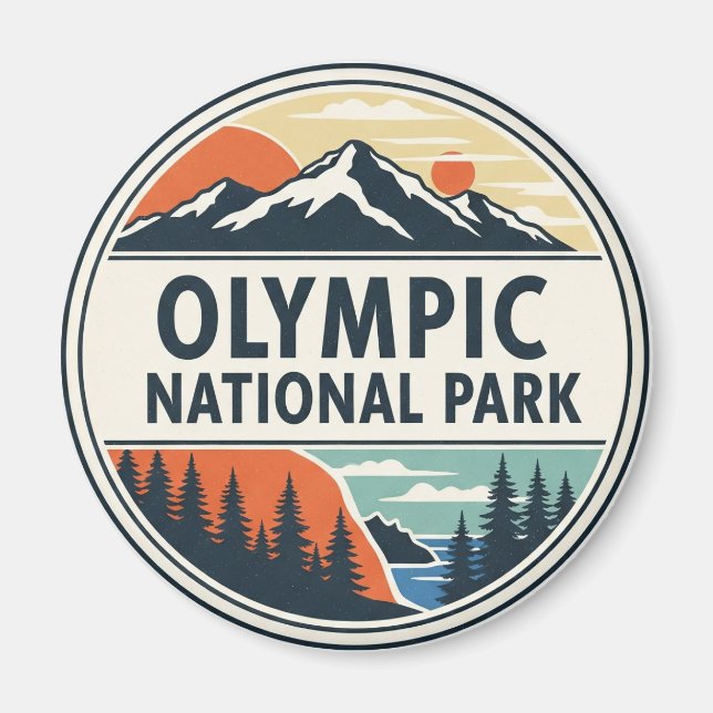 Washington olympic national park magnet (Vorne)