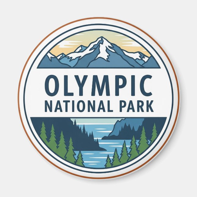 Washington olympic national park magnet (Vorne)