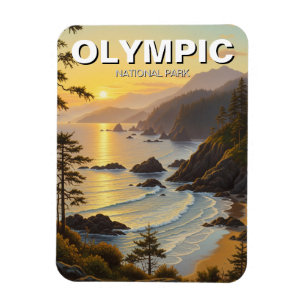 Washington Olympic Nationalpark Reise Magnet