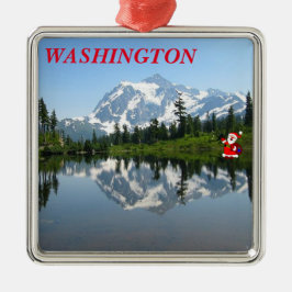 Washington Panoramic Christmas Ornament