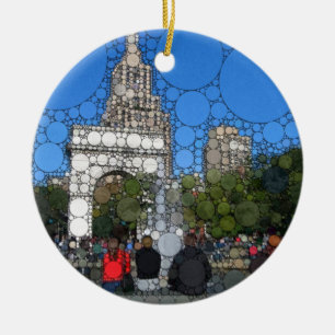 Washington Park New York Keramikornament