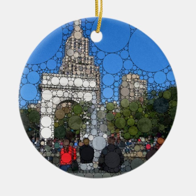 Washington Park New York Keramikornament (Vorne)