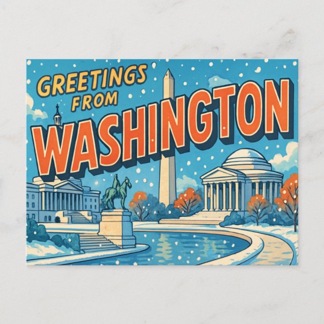 WASHINGTON Postcard Postkarte (Vorderseite)