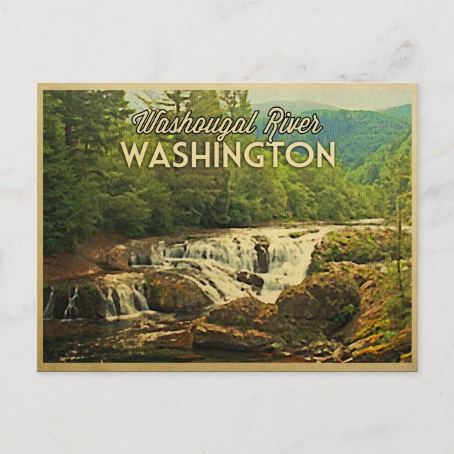 Washington Postkarte (Vorderseite)