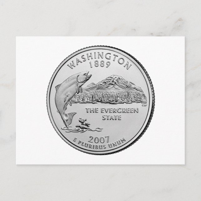 Washington Postkarte (Vorderseite)