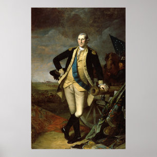 Washington, Princeton, 1779 / von Charles Peale Poster