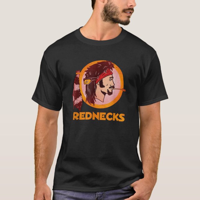 Washington Rednecken Football Caucasians Vintag T T-Shirt (Vorderseite)