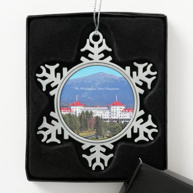 Washington Resort Pewter Ornament (Box)