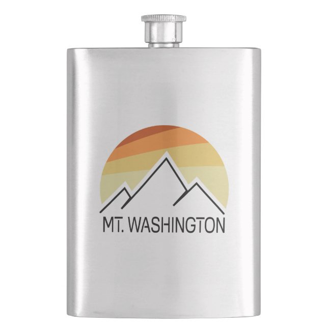 Washington Retro Flachmann (Vorderseite)
