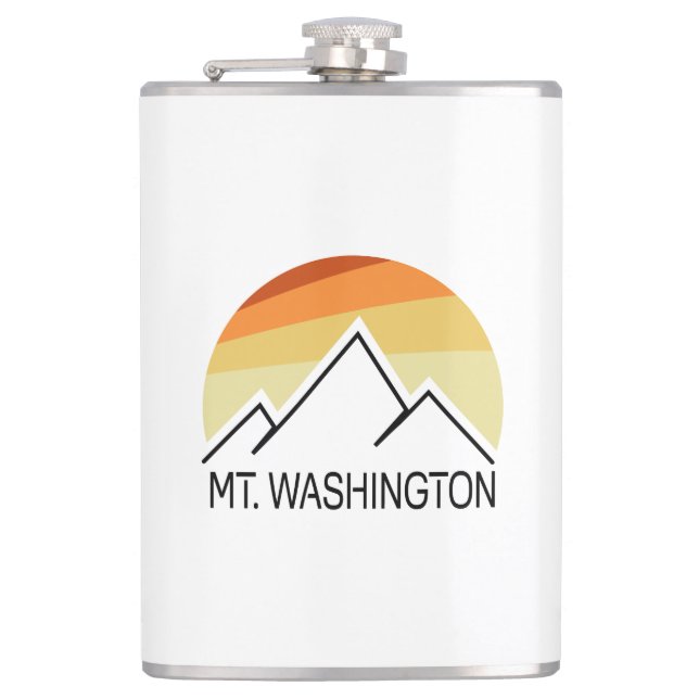 Washington Retro Flachmann (Vorderseite)