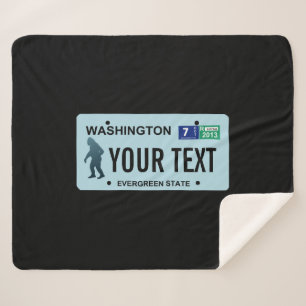 Washington Sasquatch License Plate Sherpadecke